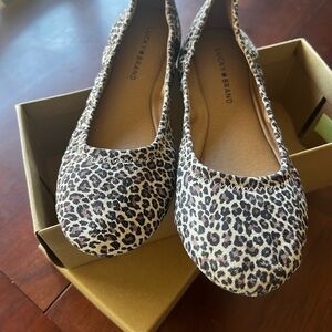 Lucky Brand Leopard Print Flats